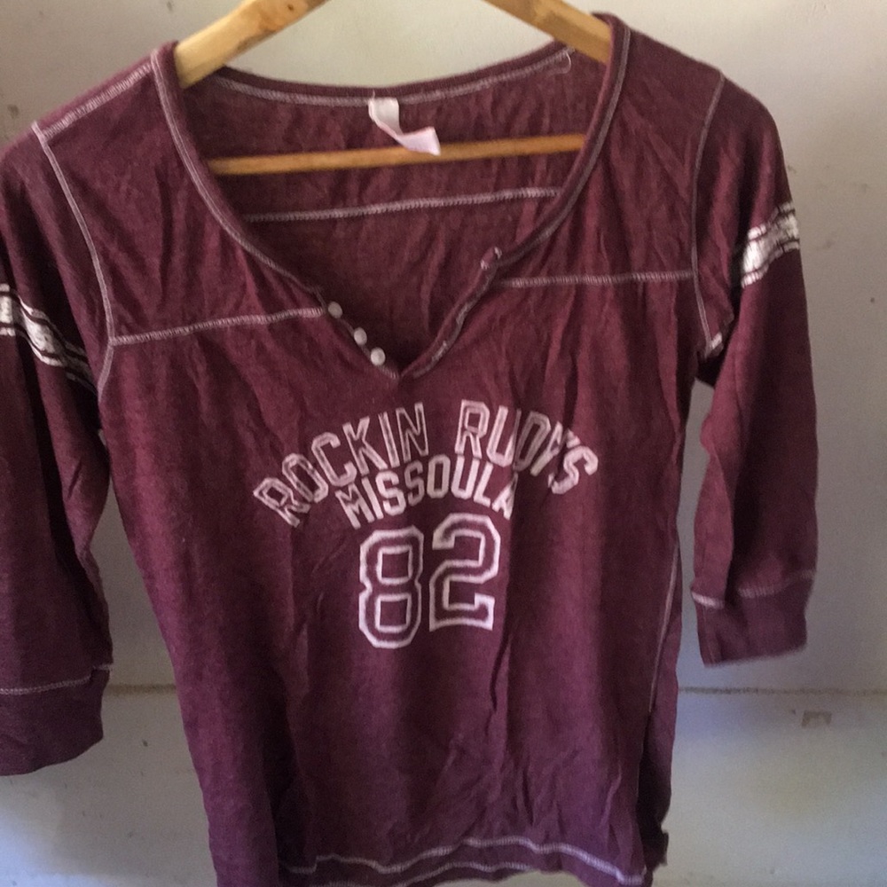 Long sleeve jersey tee